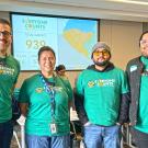 Teams of volunteers assist in the 2024 Point in Time Count from County Administration South in Santa Ana, California on Tuesday, January 23, 2024.