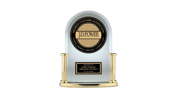 John Wayne Airport JD Power Award