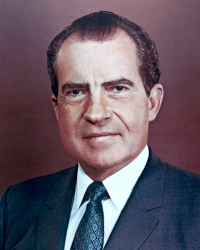 President Richard Nixon, Orange County Hall of Fame Inductee, Class of 2024, Portrait of President Richard Nixon