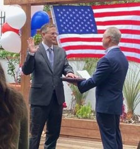 Andrew N. Hamilton, CPA is sworn in as the 12th Orange County Auditor-Controller
