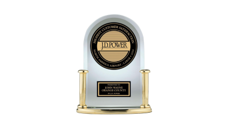 John Wayne Airport JD Power Award